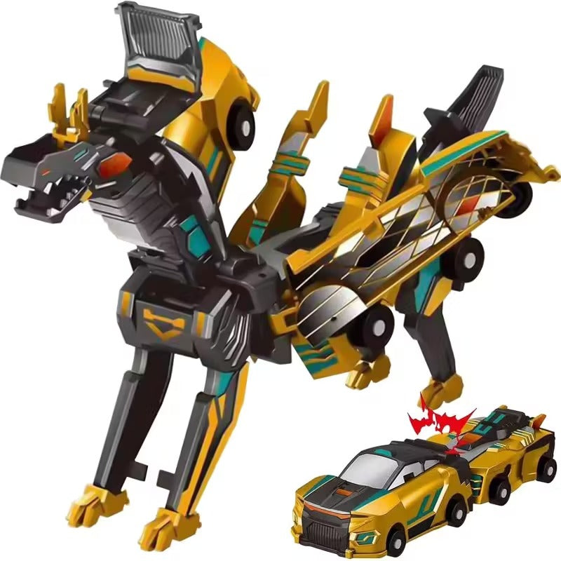 Collision Transforming Dragon Car Toy - KinduPlay™